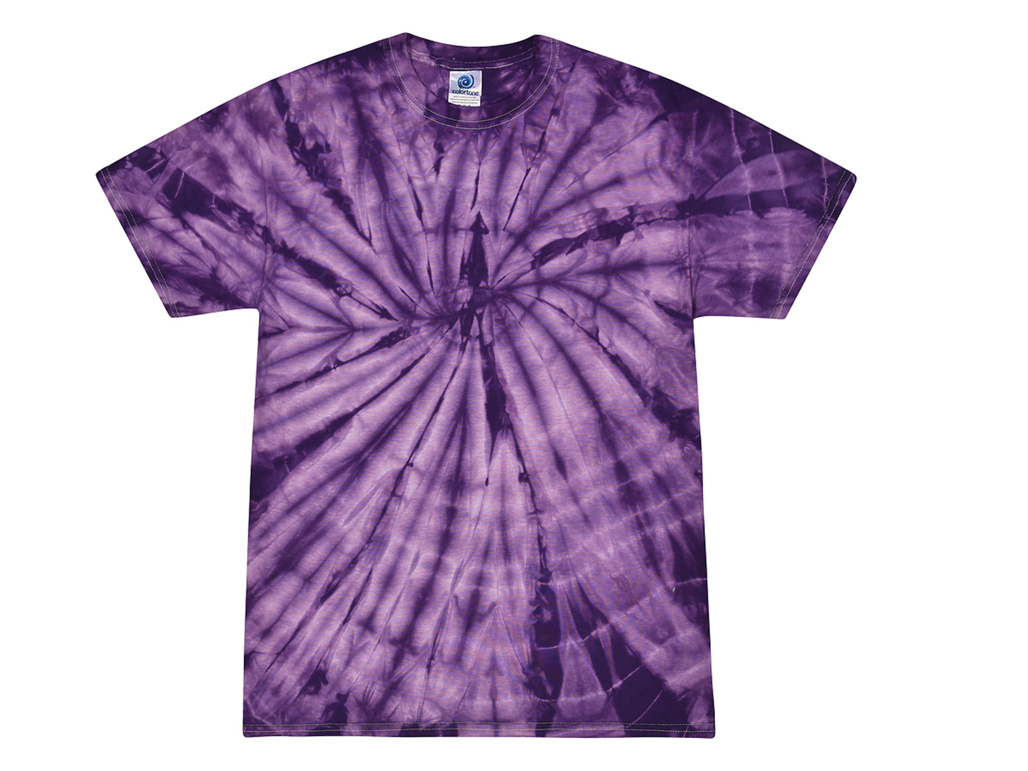 Purple Spider Tie-Dye Long Sleeve Shirts Kids