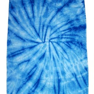 Light Blue Tie Dye Beach Towel 4′ 10″ x 2′ 6″ – Tie Dye Space