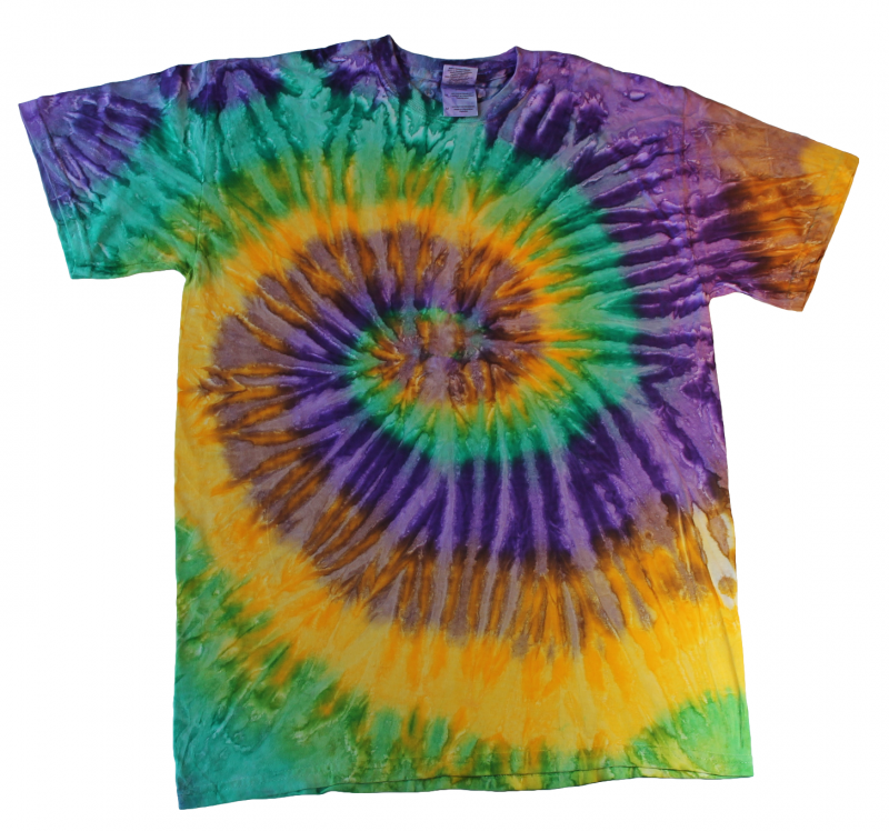 Mardi Grass Tie Dye T-Shirt - Tie Dye Space