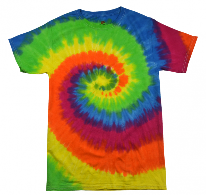 Multicolor Moondance Tie Dye T-Shirt - Tie Dye Space