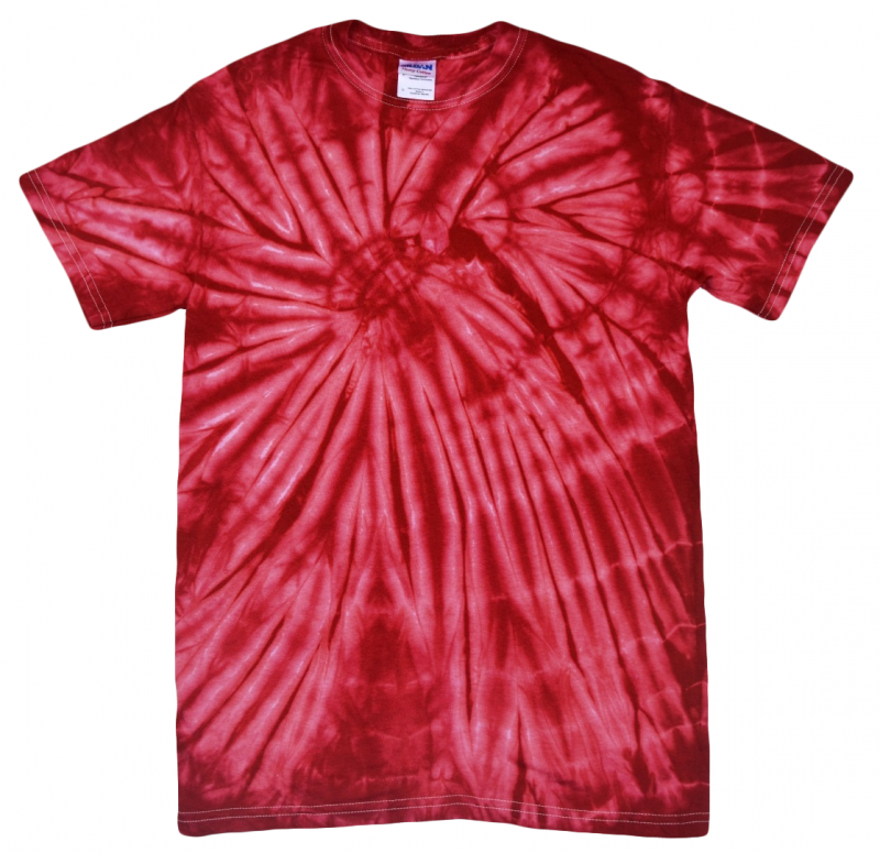 Crimson Tie Dye T-Shirt - Tie Dye Space