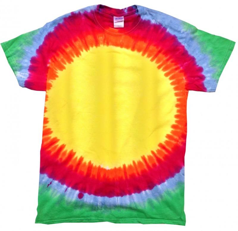 Sunburst Tie Dye T-Shirt – Tie Dye Space