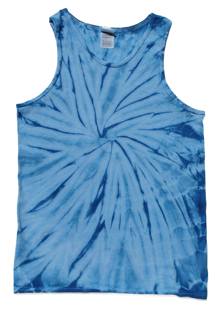 TieDyeUnisexTankTopBabyBlue Tie Dye Space