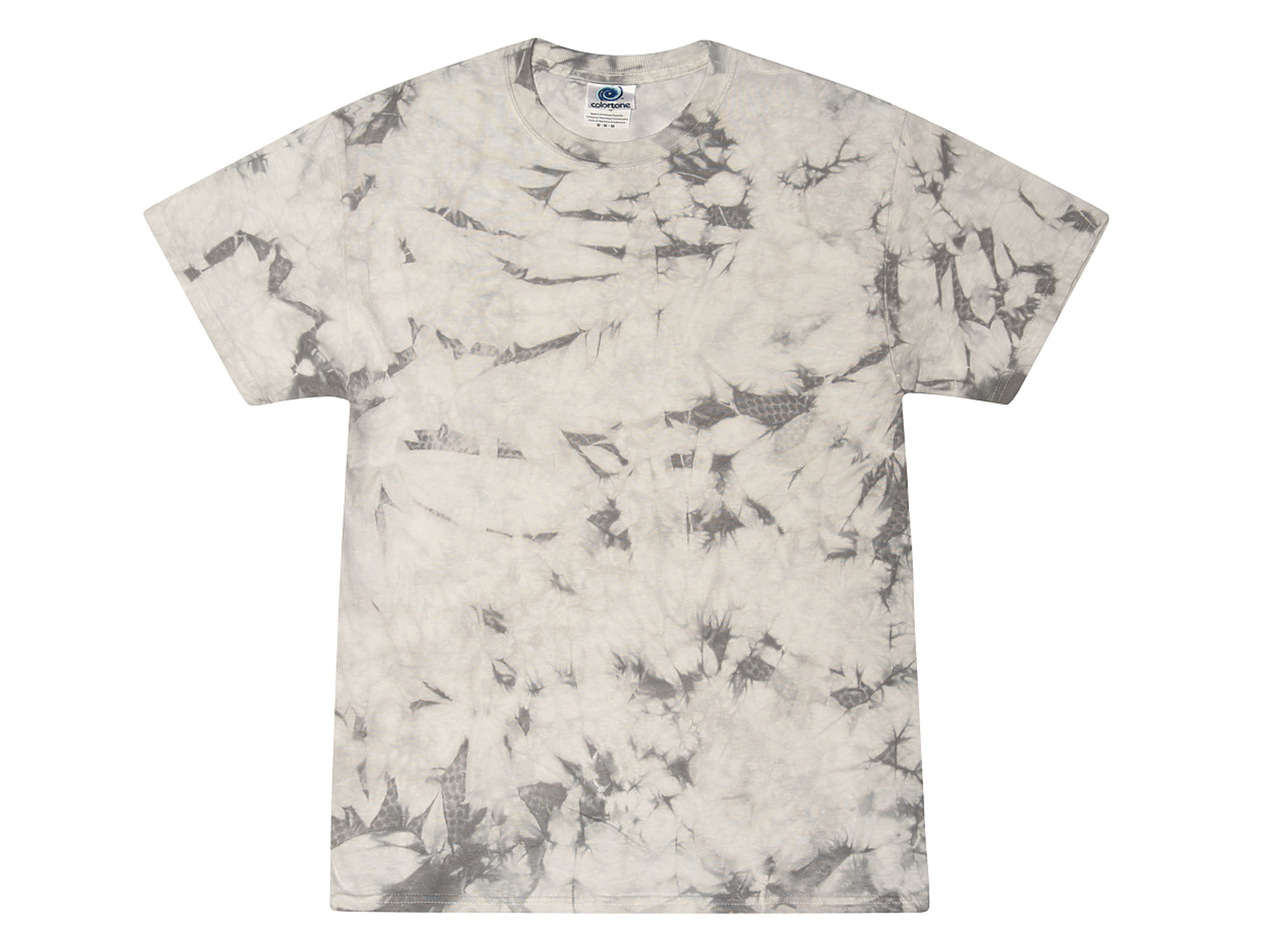 Silver Crystal Wash T-Shirt - Tie Dye Space
